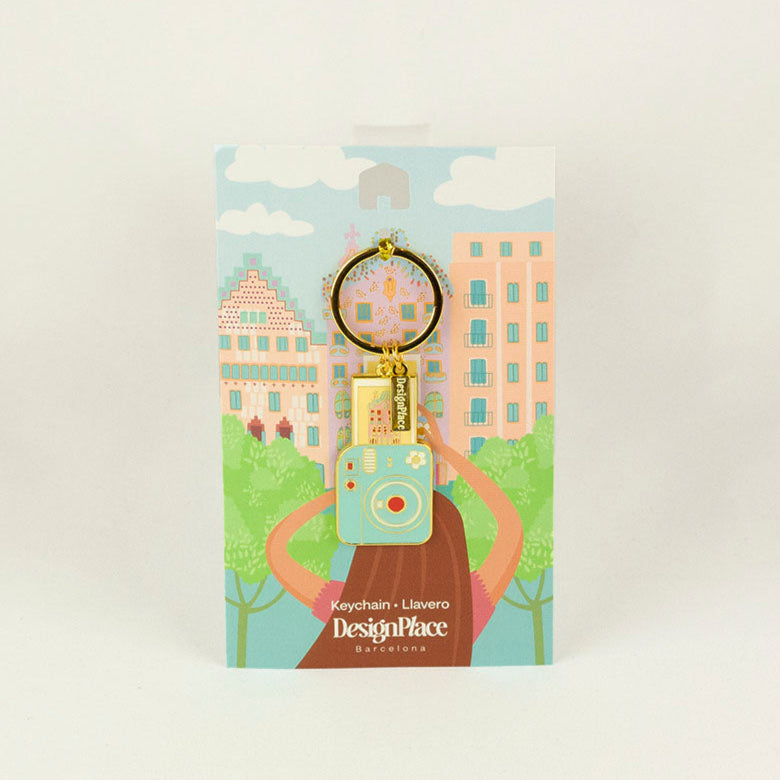 Casa Batllo Picture Keychain