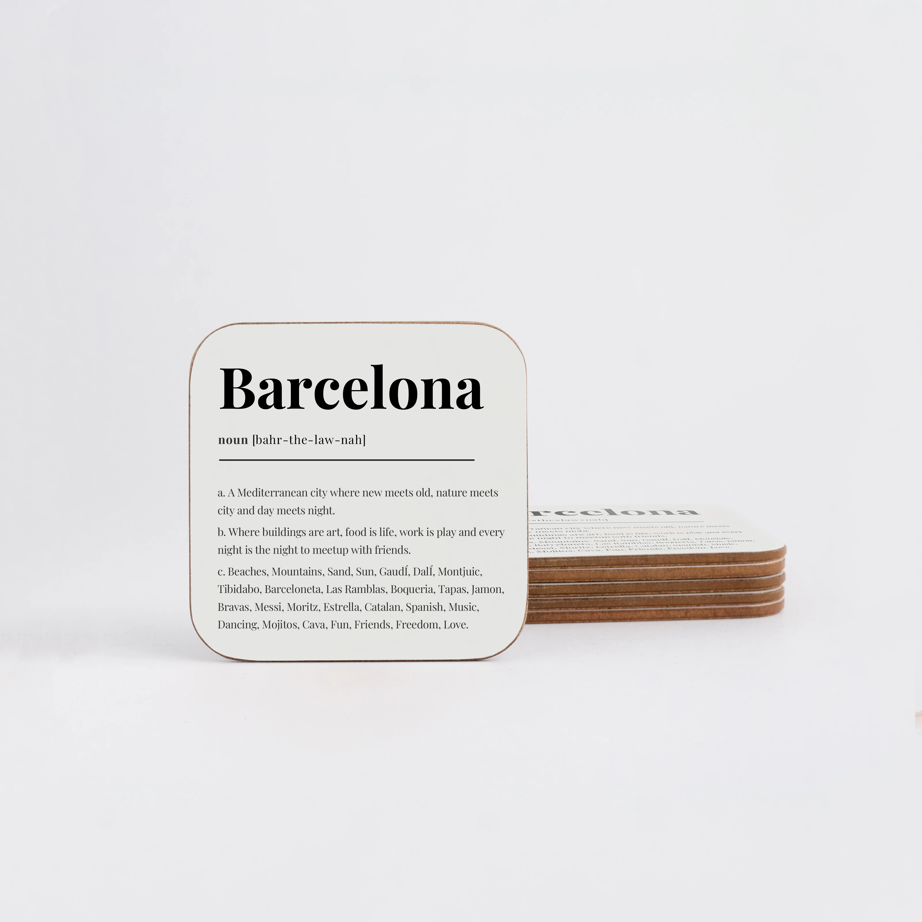 Barcelona English Coaster