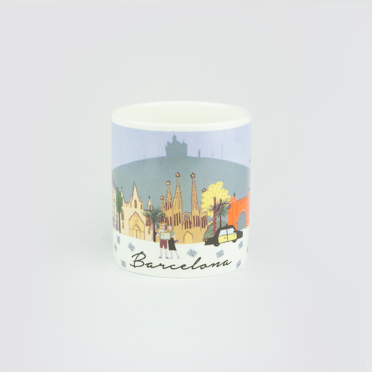 Skyline Barcelona Ceramic Mug