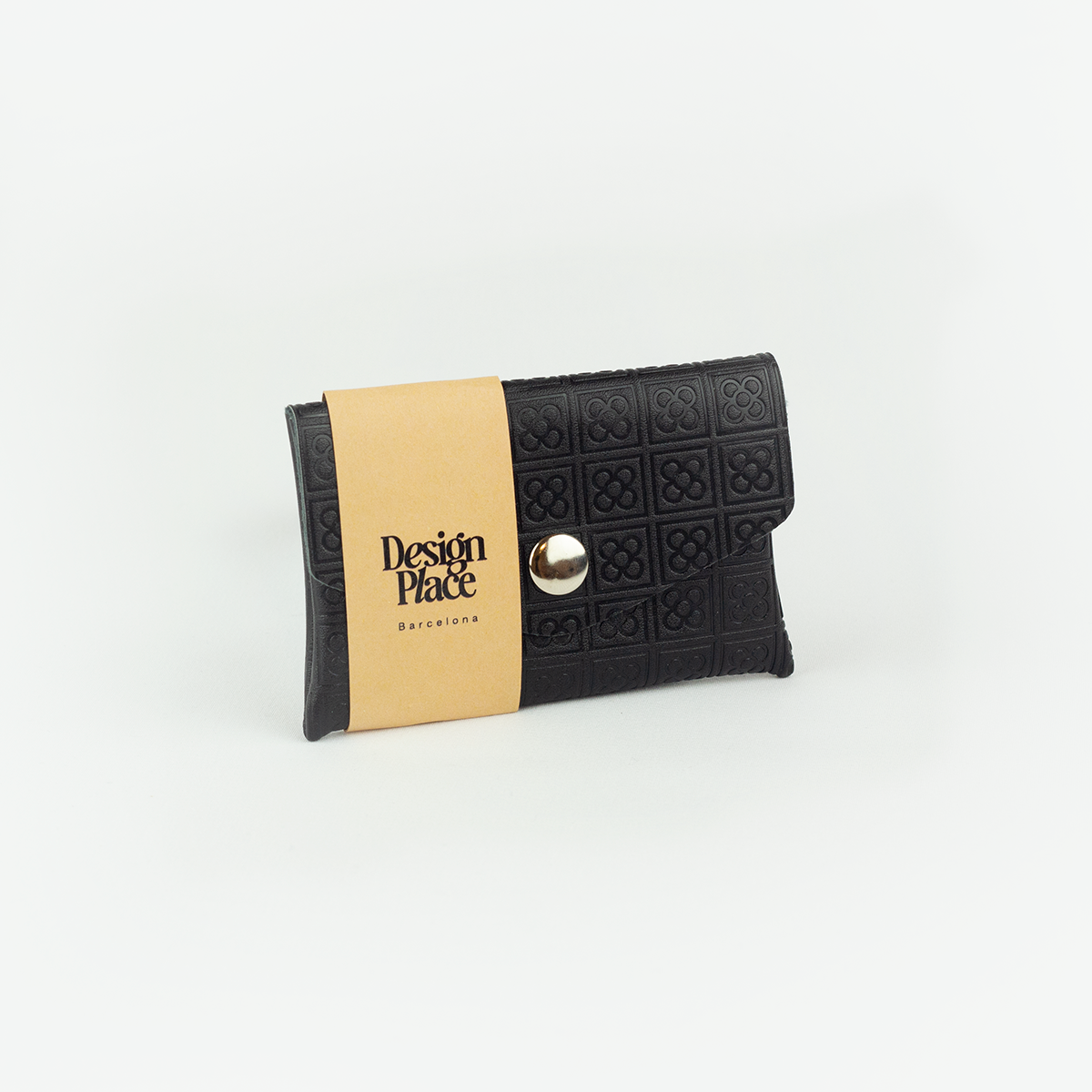 Black Panot Stamping Money Pouch