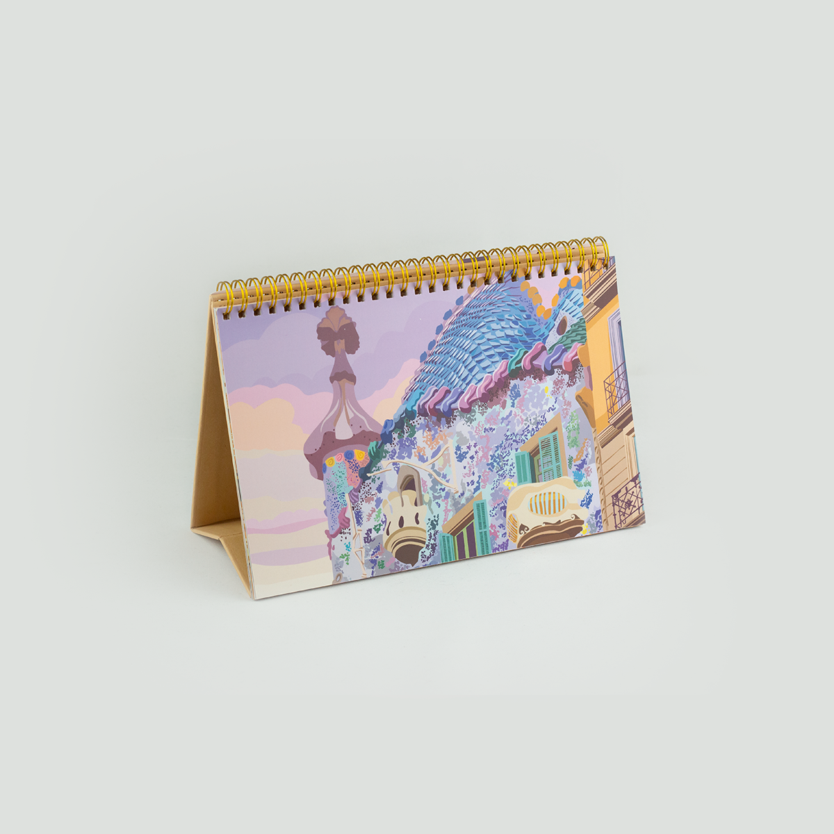 BCN Vector Desk Calendar