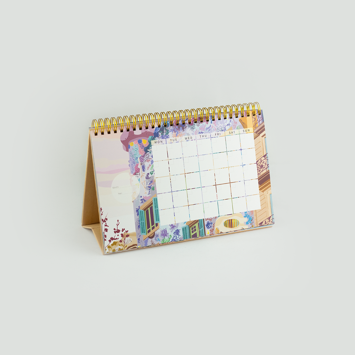 BCN Vector Desk Calendar