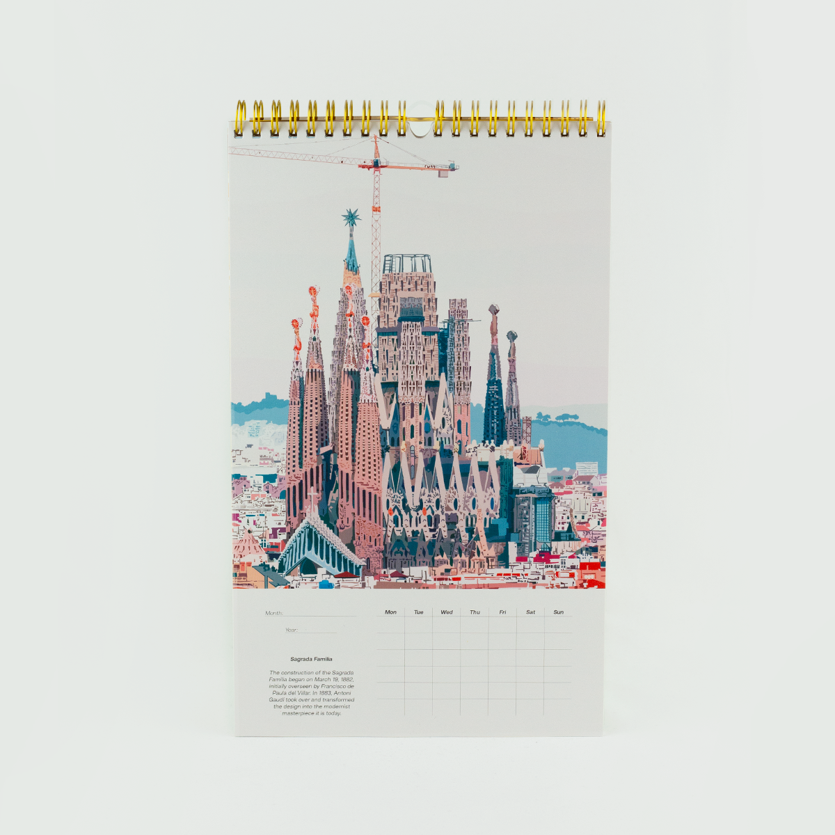 BCN Vector Wall Calendar
