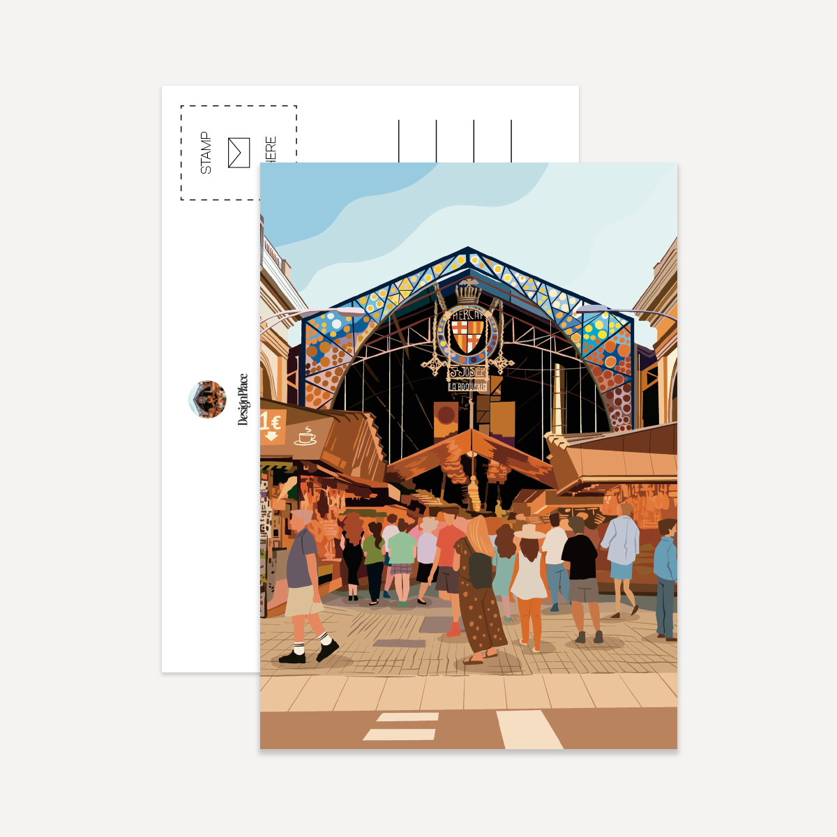 BCN Vector Postcard Pack