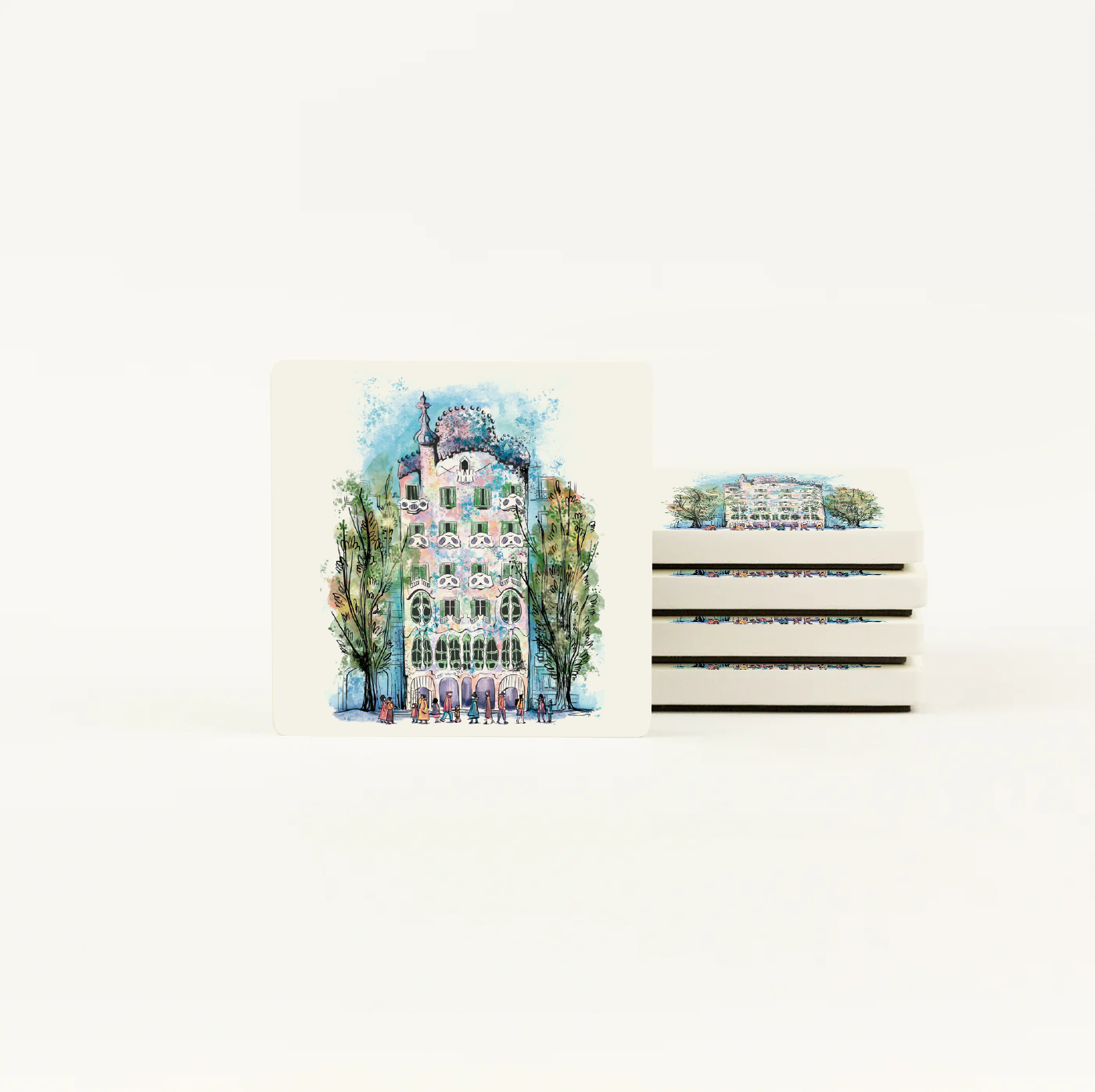 Casa Batllo Splash Ceramic Magnet
