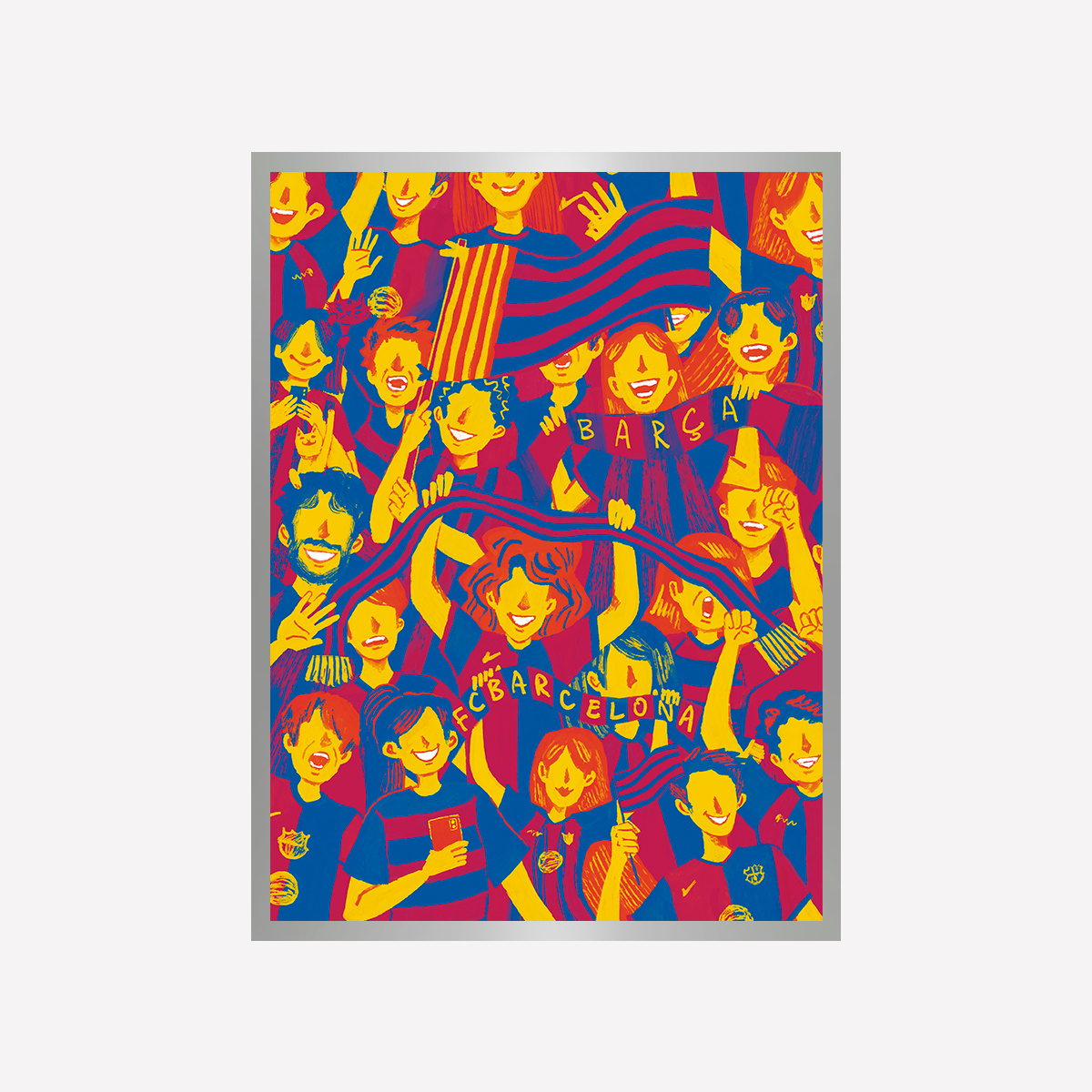 Hinchada Barça Print