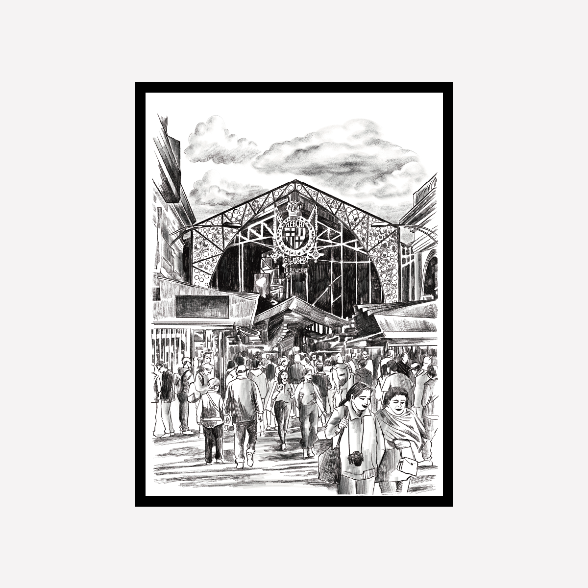 Mercat Boqueria Sketch Collection