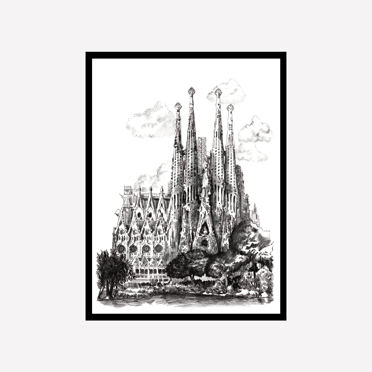 Sagrada Familia Sketch Collection