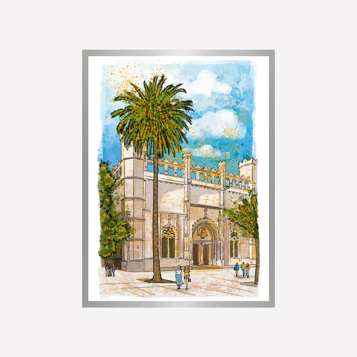 Llotja de Palma Mallorca Gold Splash