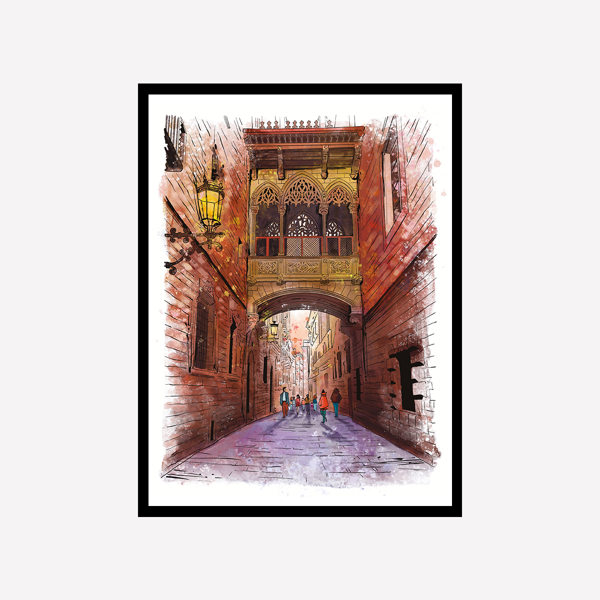Carrer del Bisbe Gold Splash