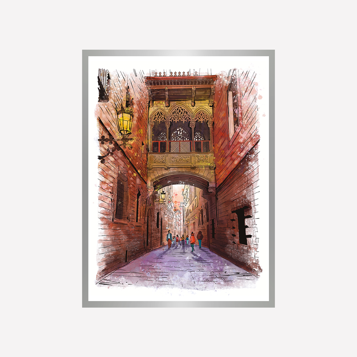Carrer del Bisbe Gold Splash