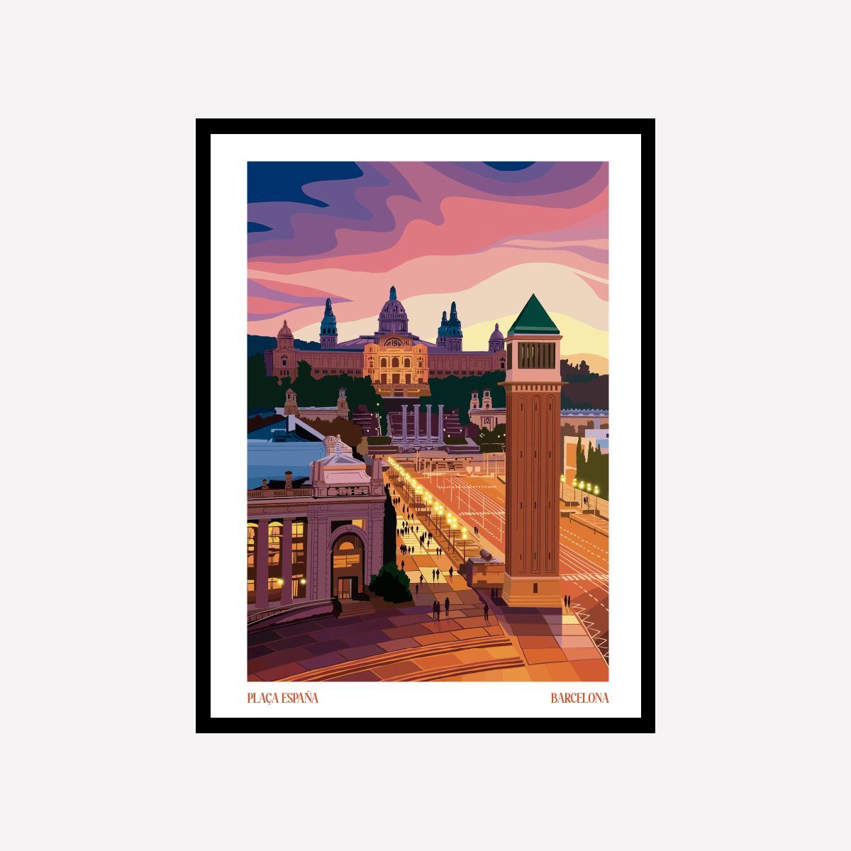 Vector Plaça España BCN