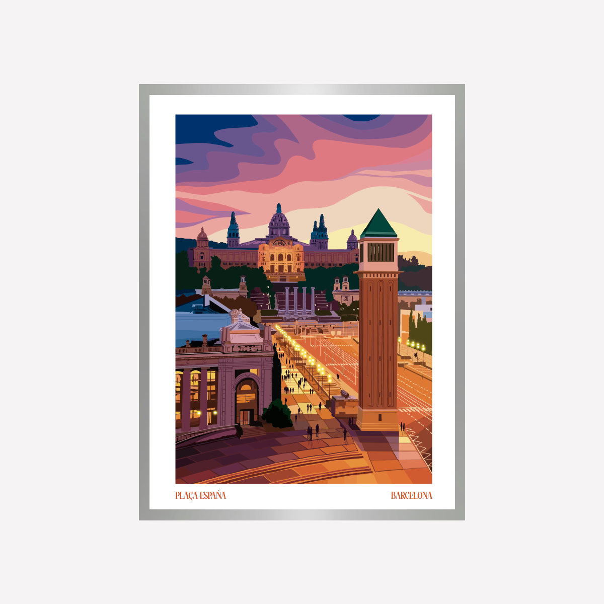 Vector Plaça España BCN