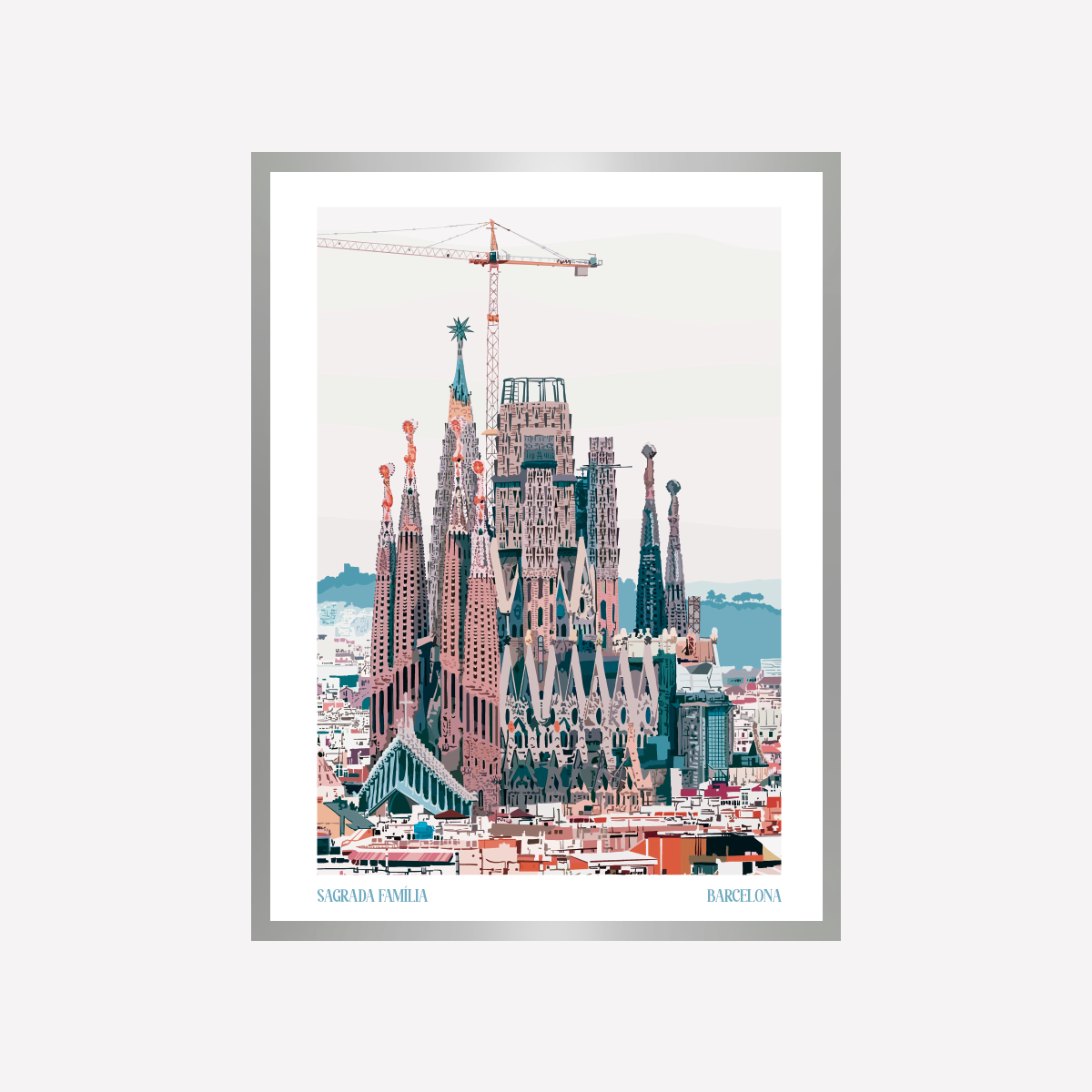 Vector Sagrada Familia BCN A4