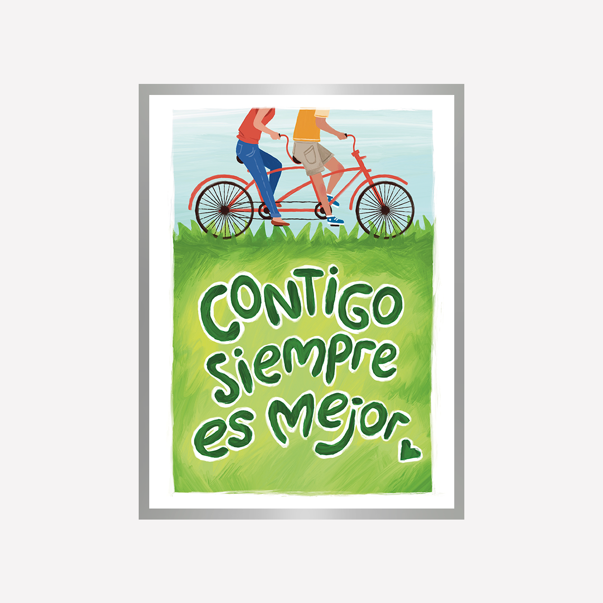 Contigo Siempre Art Print