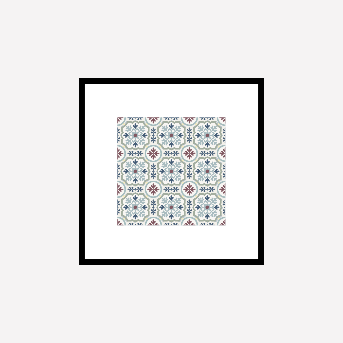 Hydraulic Tiles Model 10 Art Print