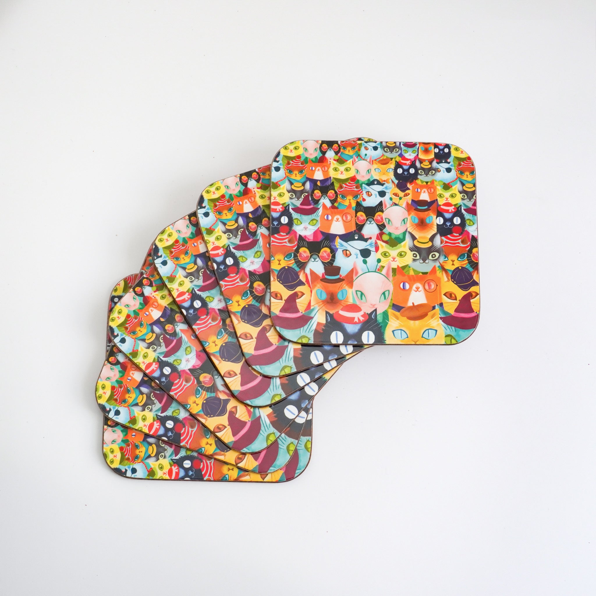 Cattastic Friends Coaster