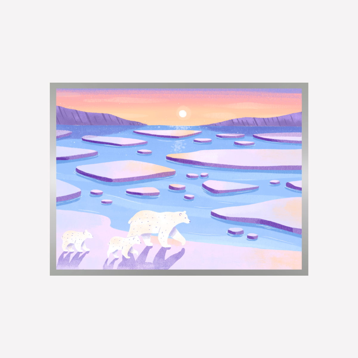 Polar bear Art Print