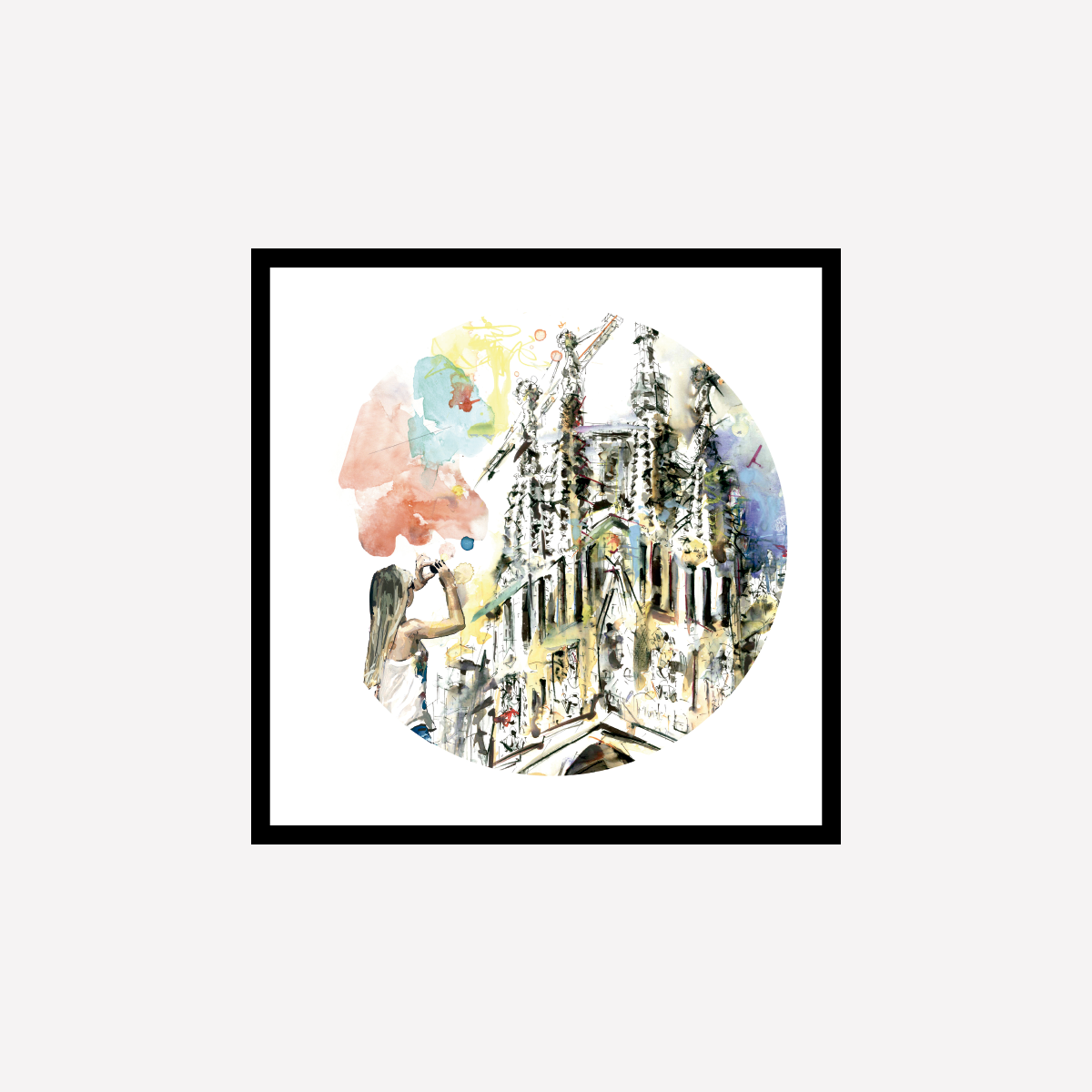 Shooting Sagrada Art Print