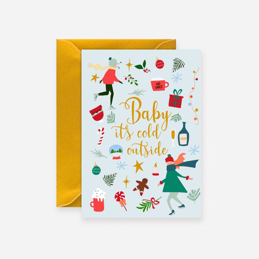 Baby it´s cold outside Tarjeta - DesignPlace