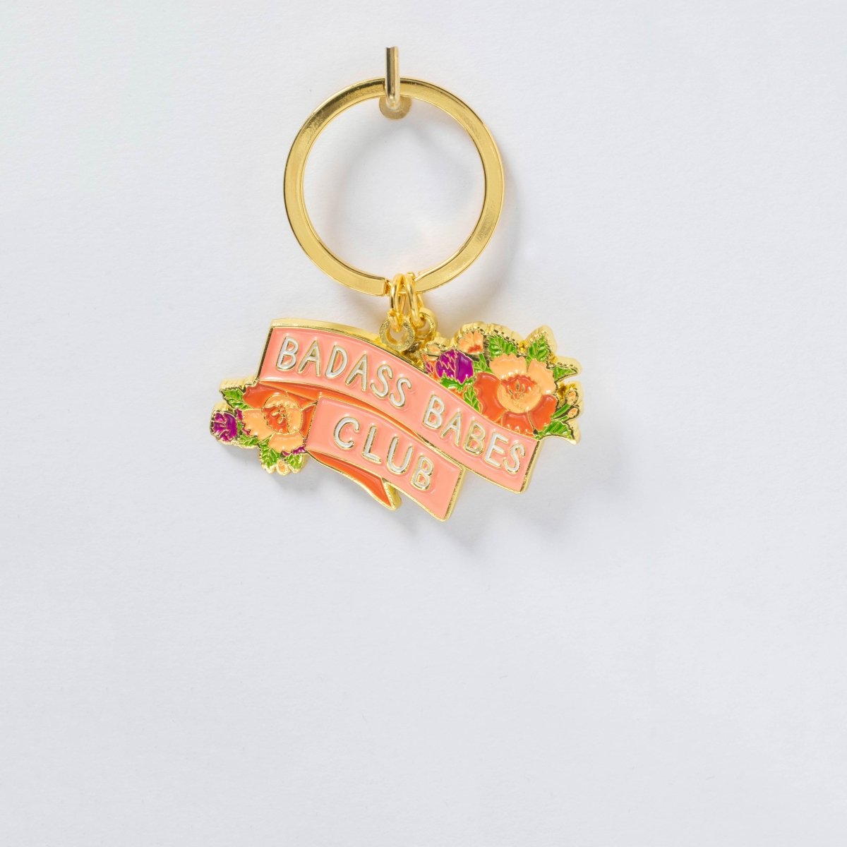Badass Babes Club Keychain - DesignPlace