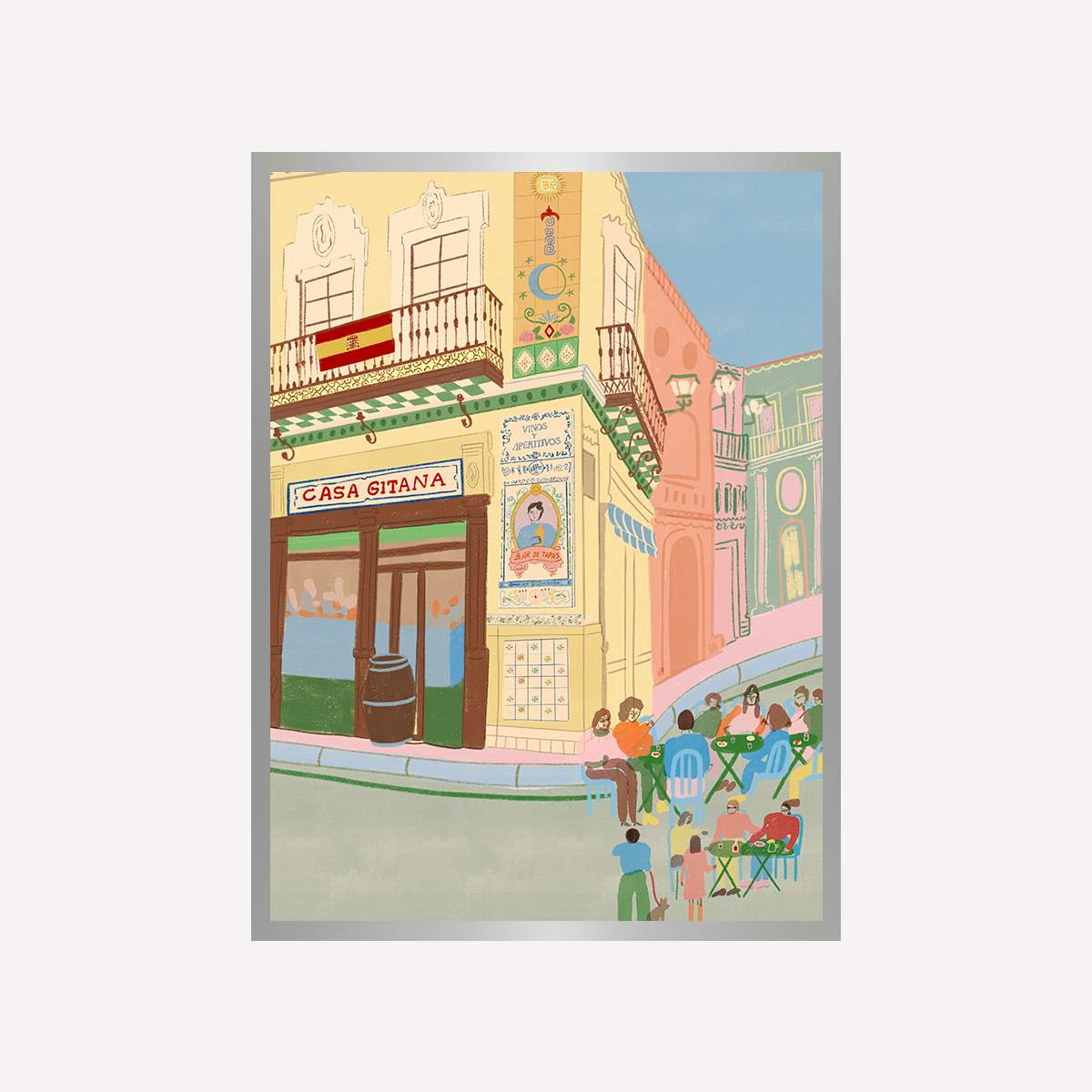 Calles Art Print