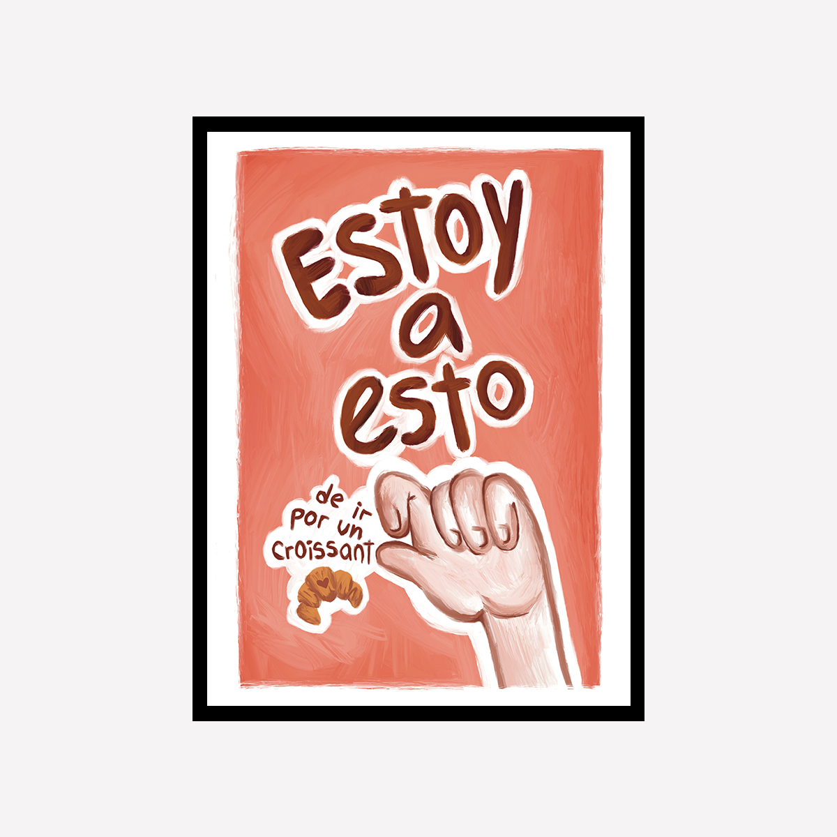Croissant Art Print