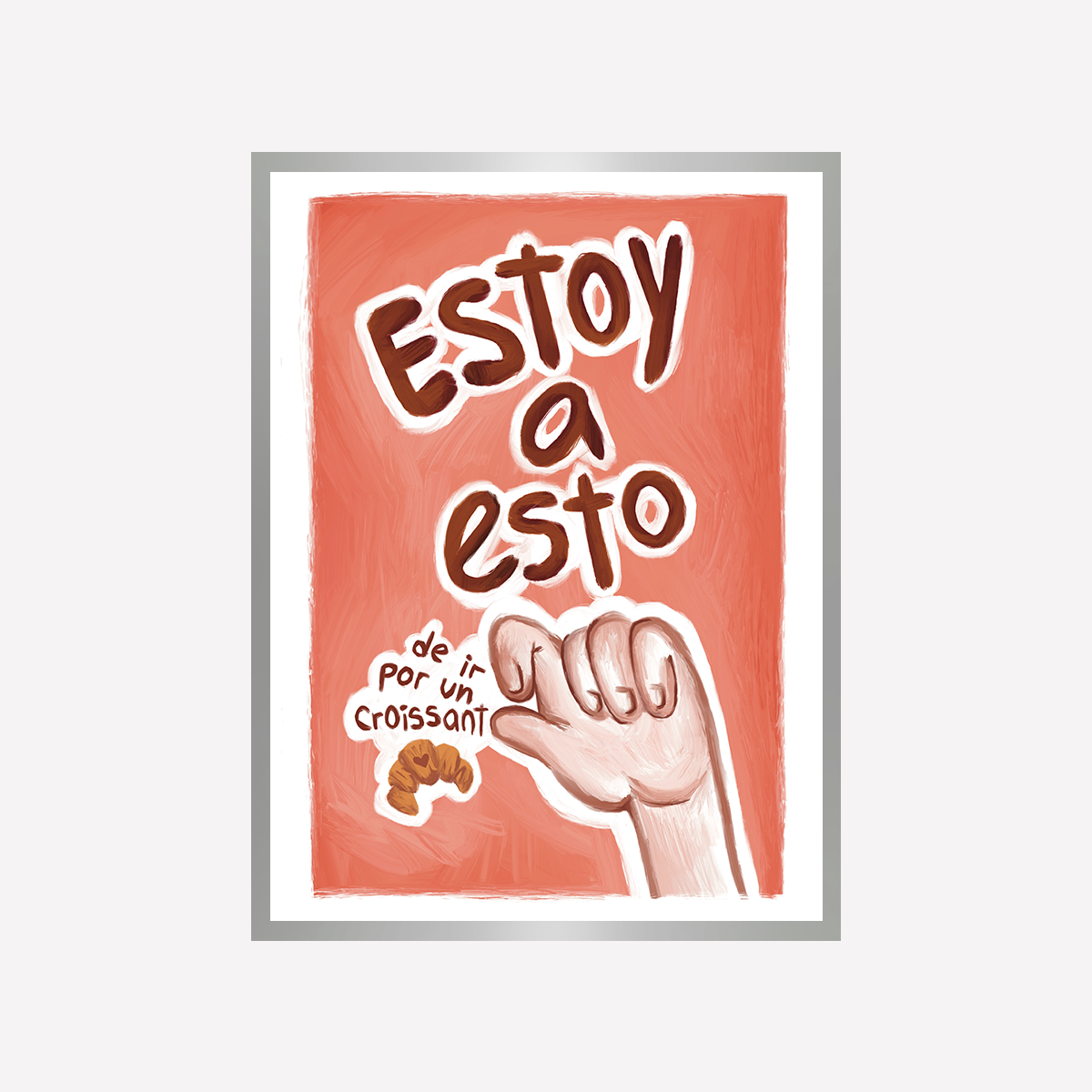 Croissant Art Print