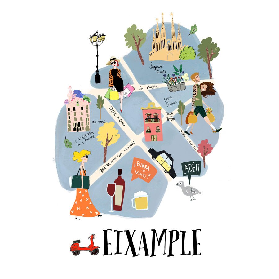Eixample Art Print - DesignPlace