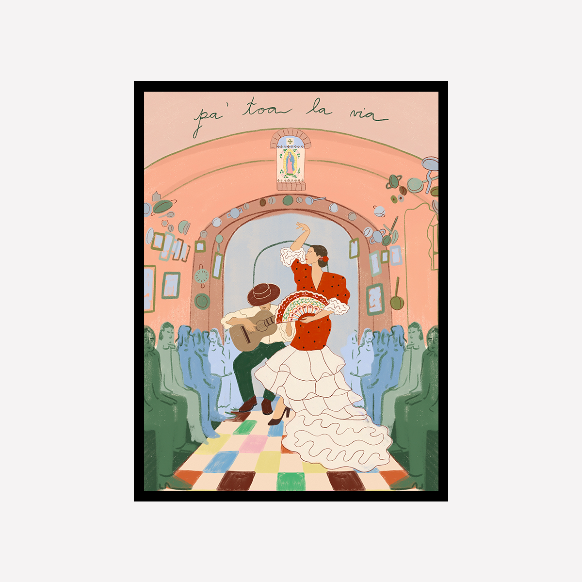 Flamenco Art Print