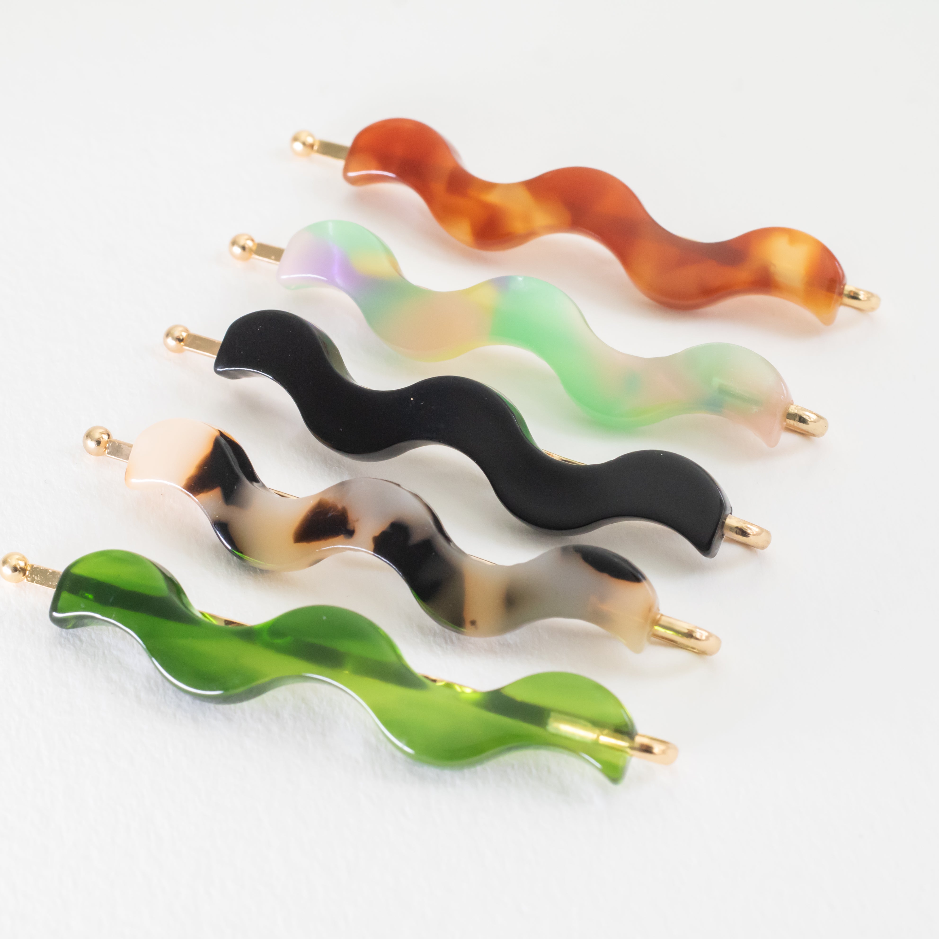Wave Hair Clip Arcoiris