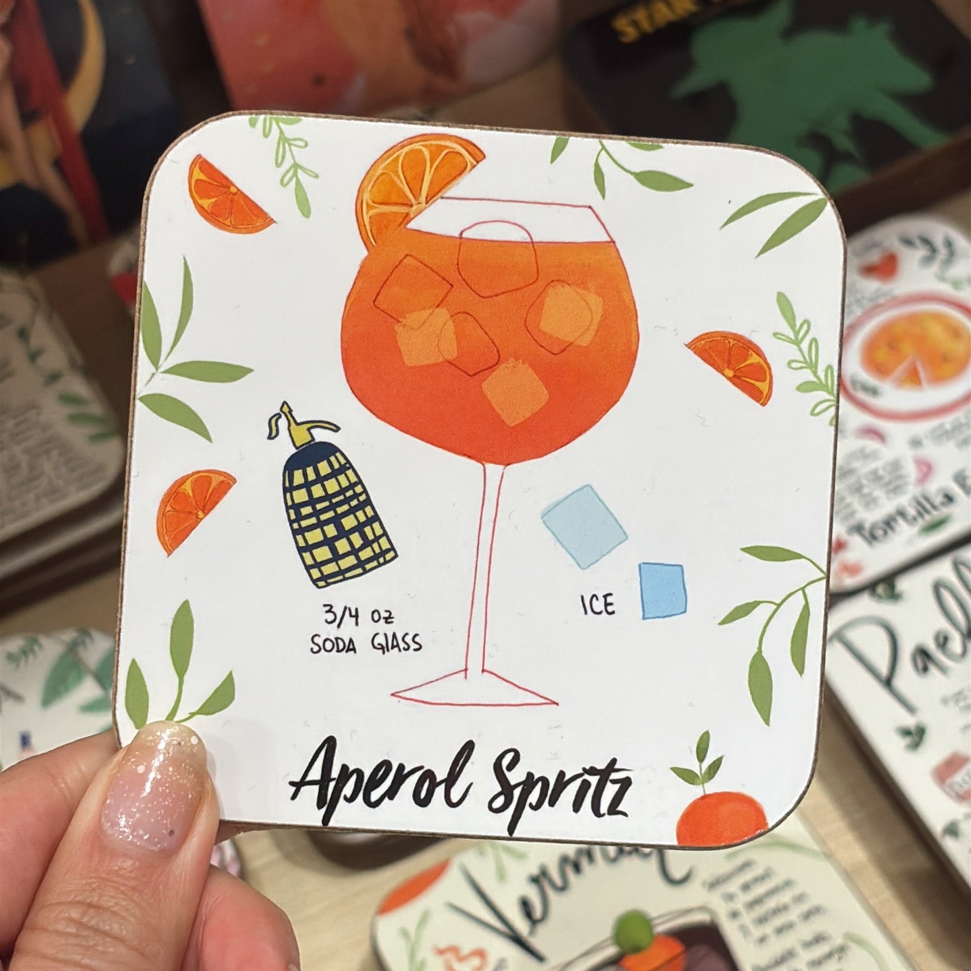 Aperol Spritz Coaster