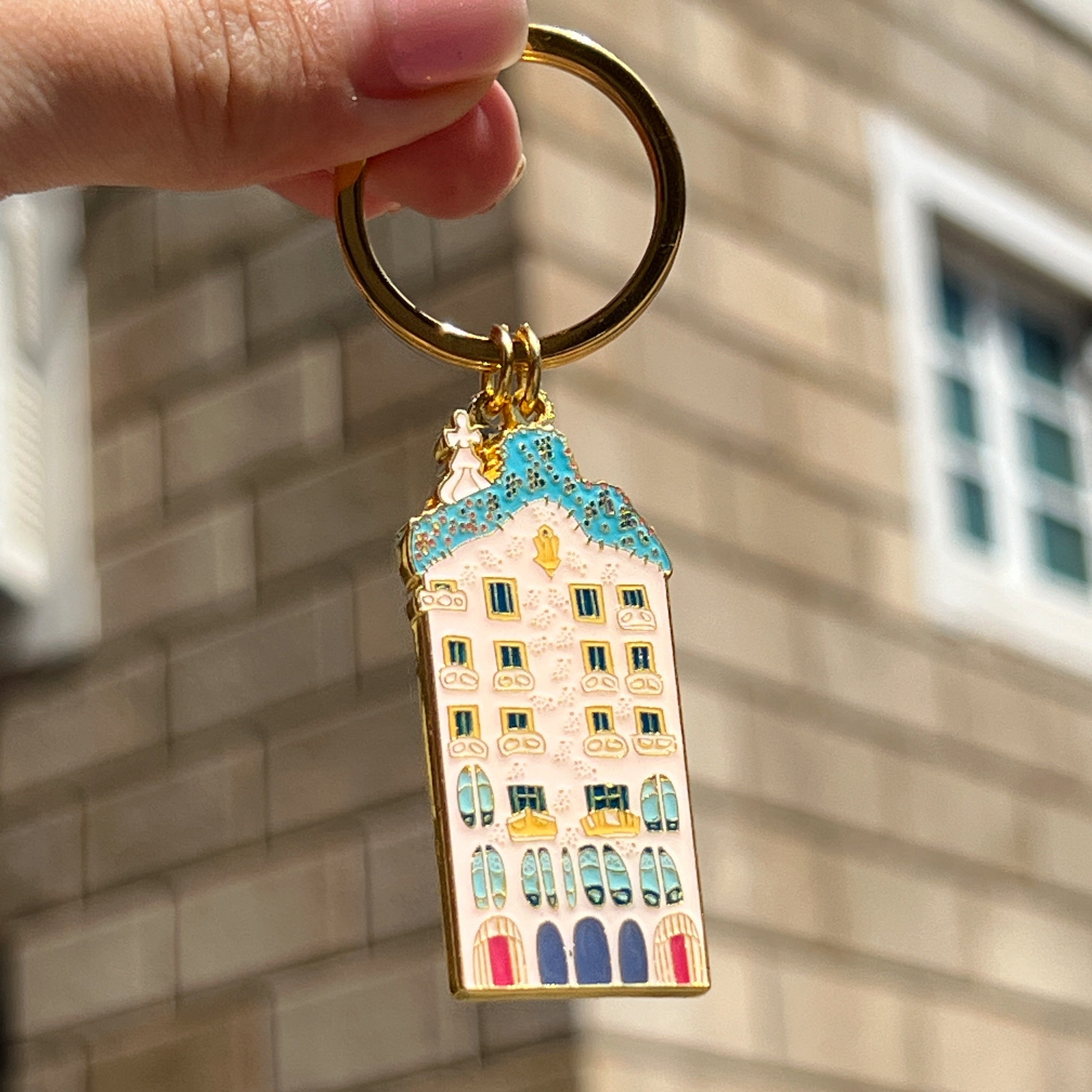 Casa Batllo Keychain