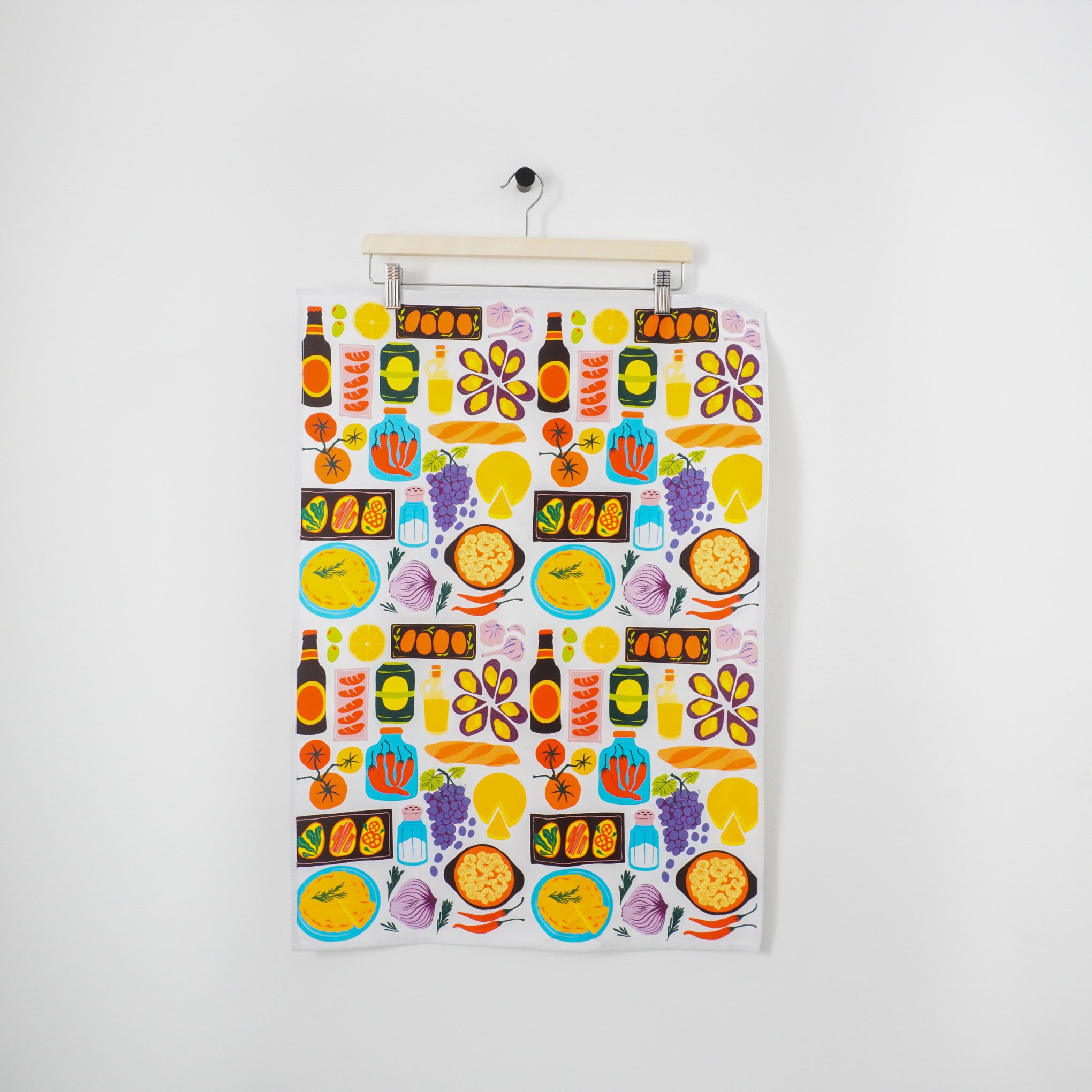 Kitchen Pattern Tea Towel