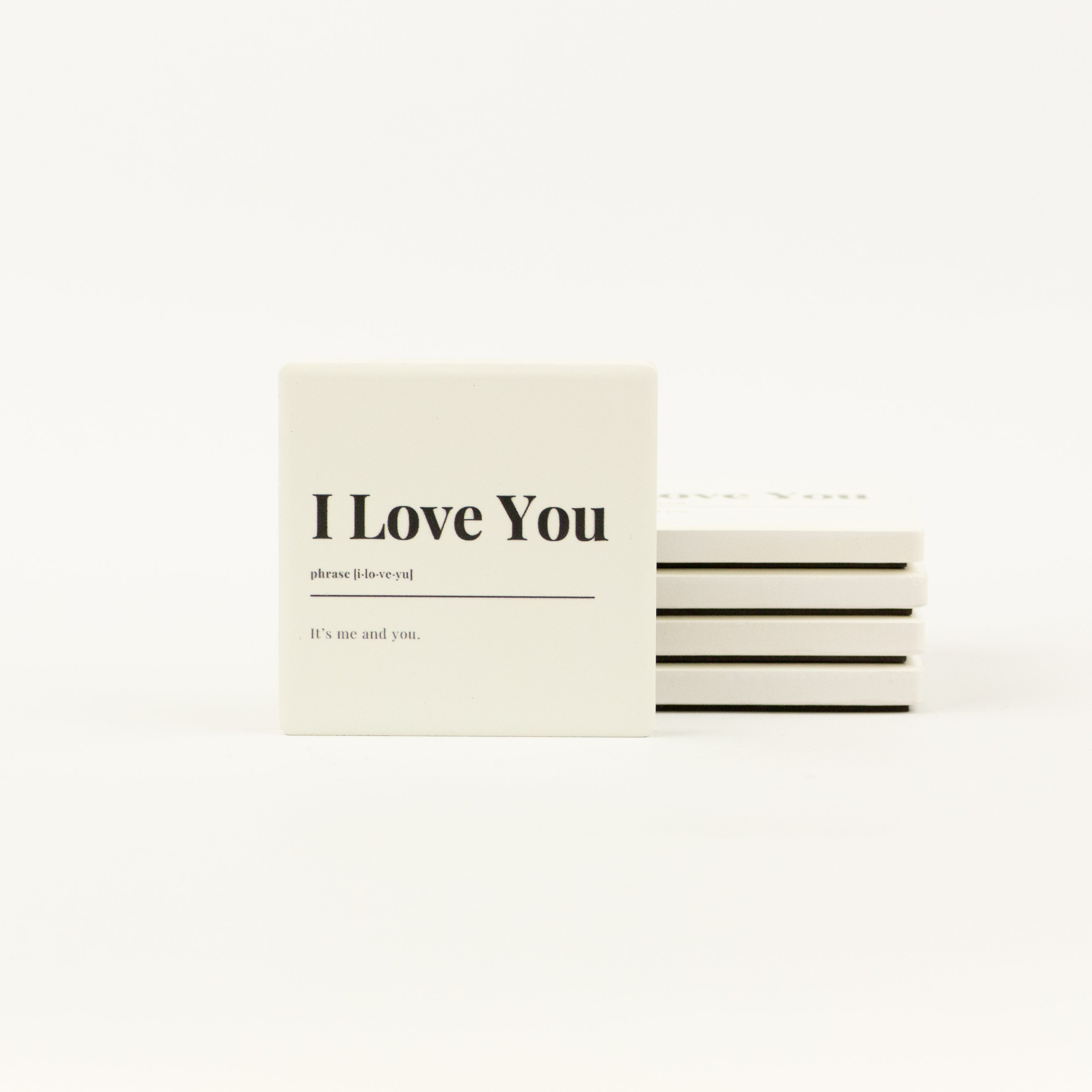 I Love You Ceramic Magnet