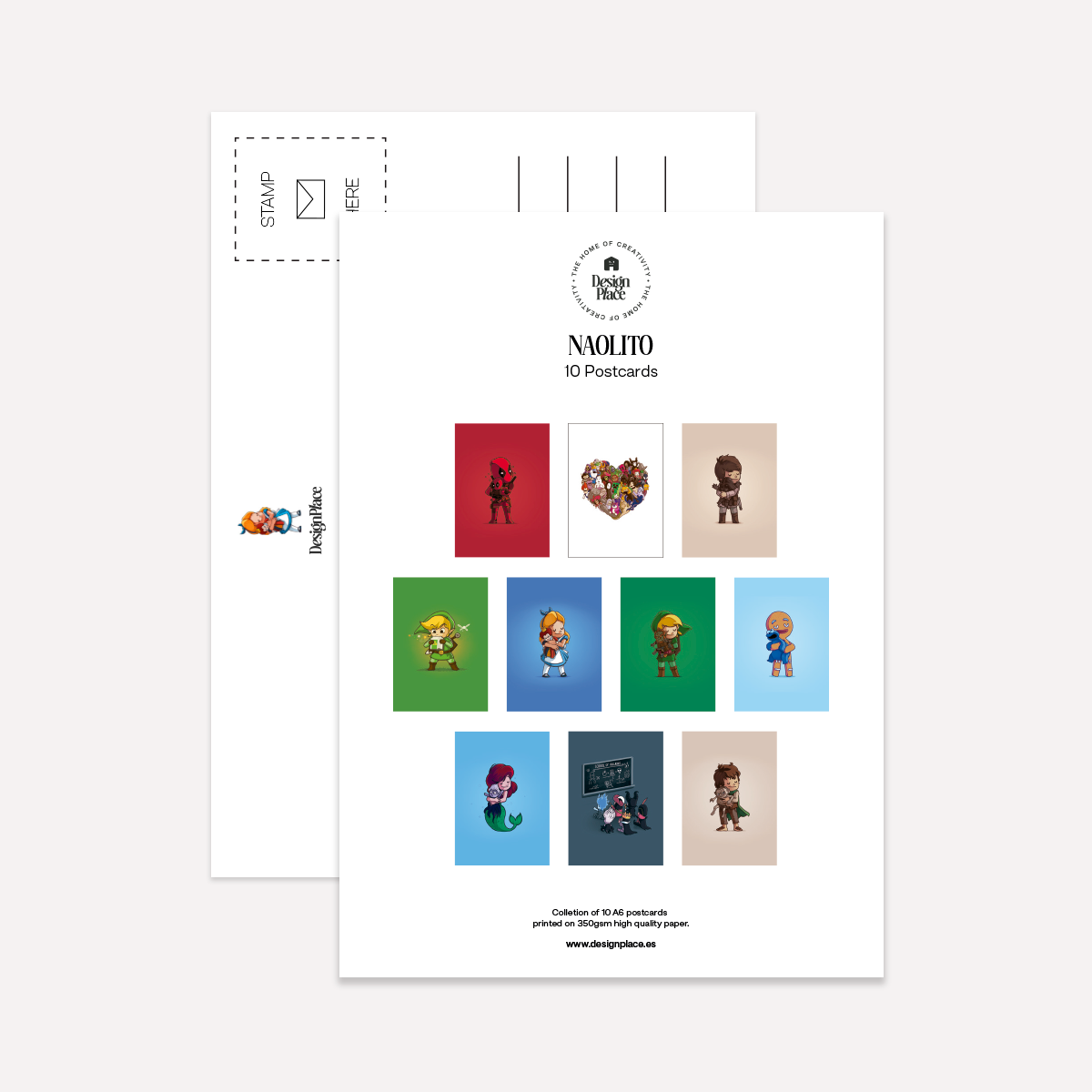 Naolito Postcard Pack Model 4