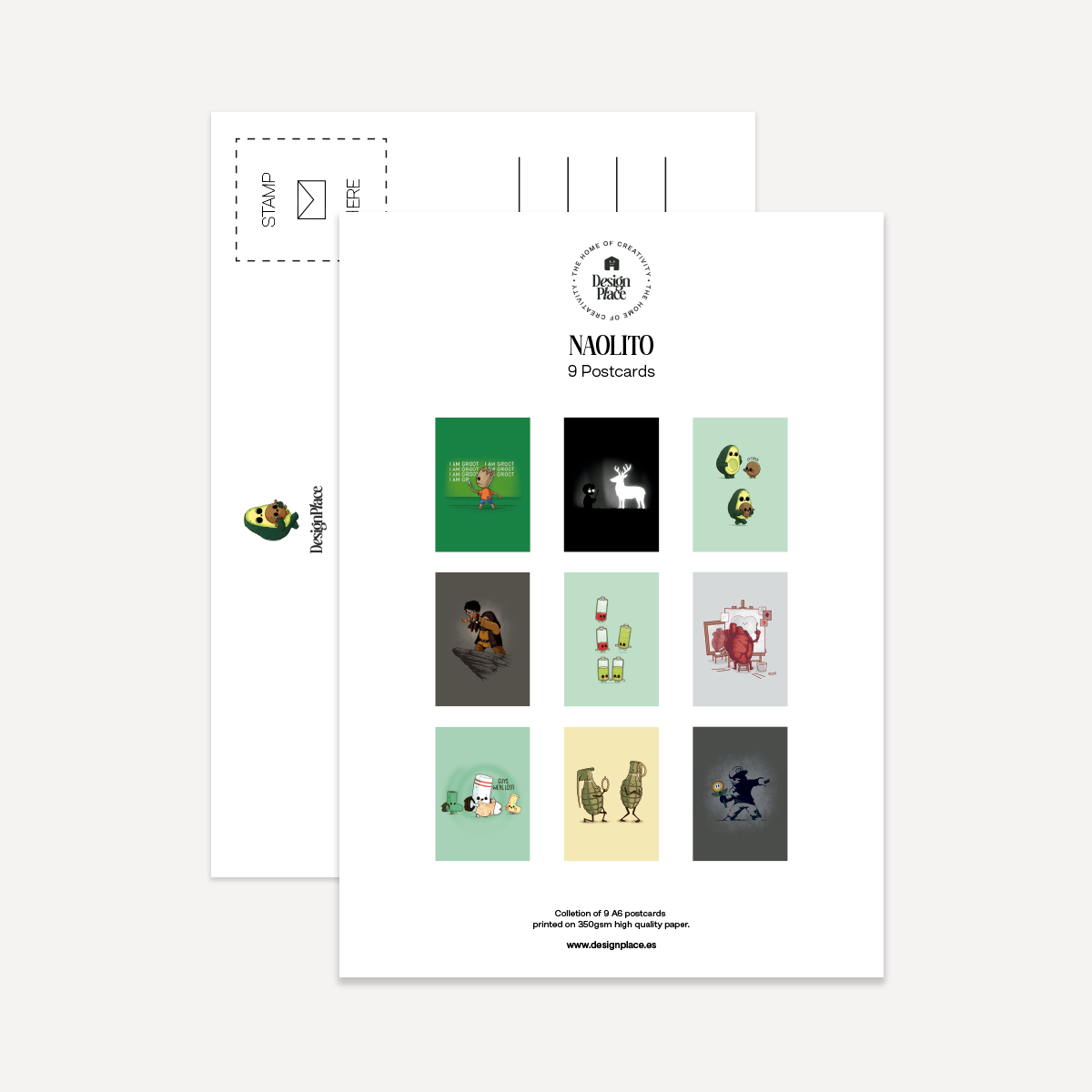 Naolito Postcard Pack Model 3