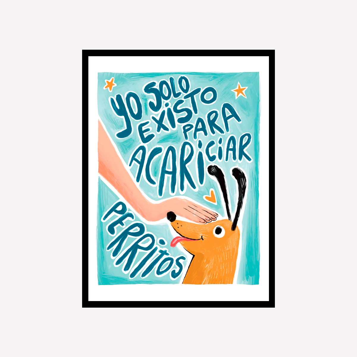 Amor Perruno Art Print