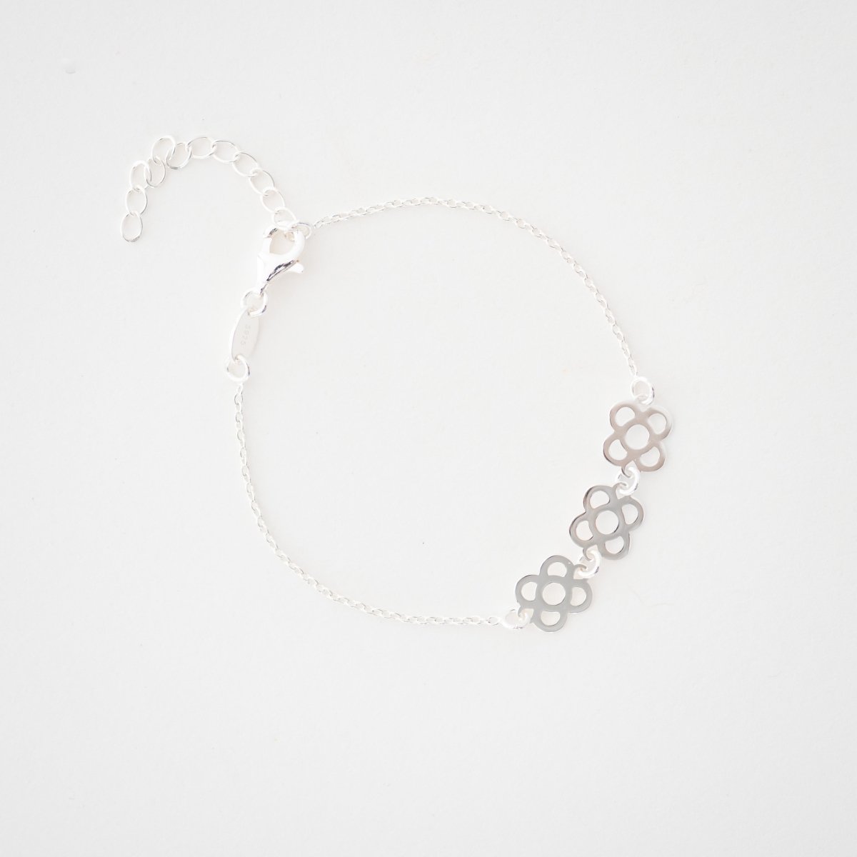 Pulsera Tres Panot Plateado - DesignPlace