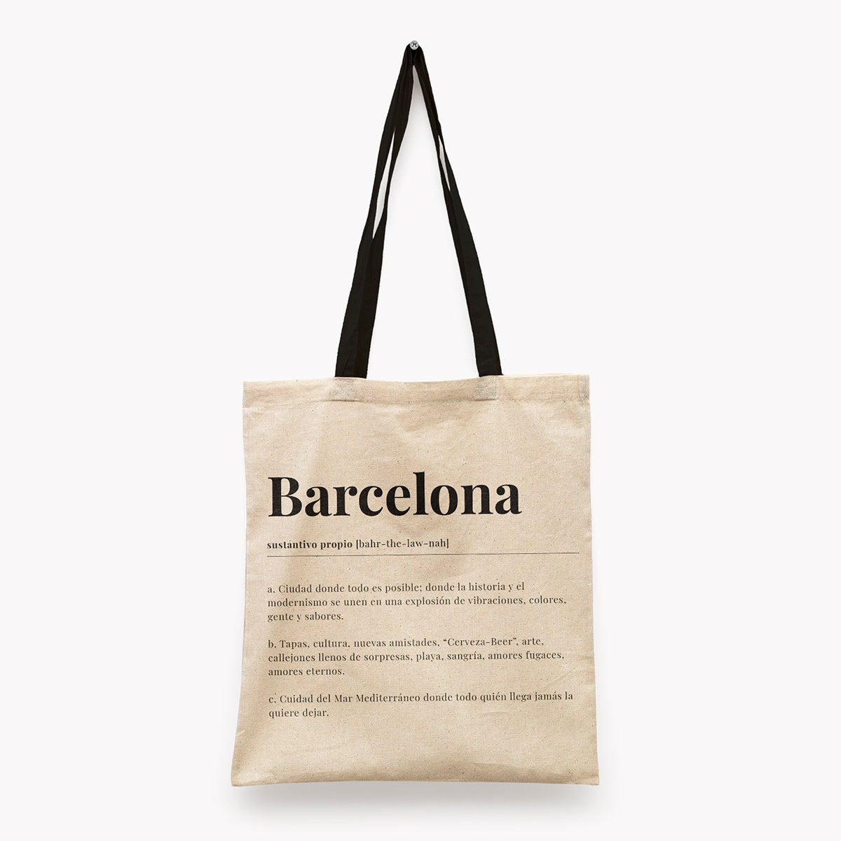 Barcelona Castellano Tote bag