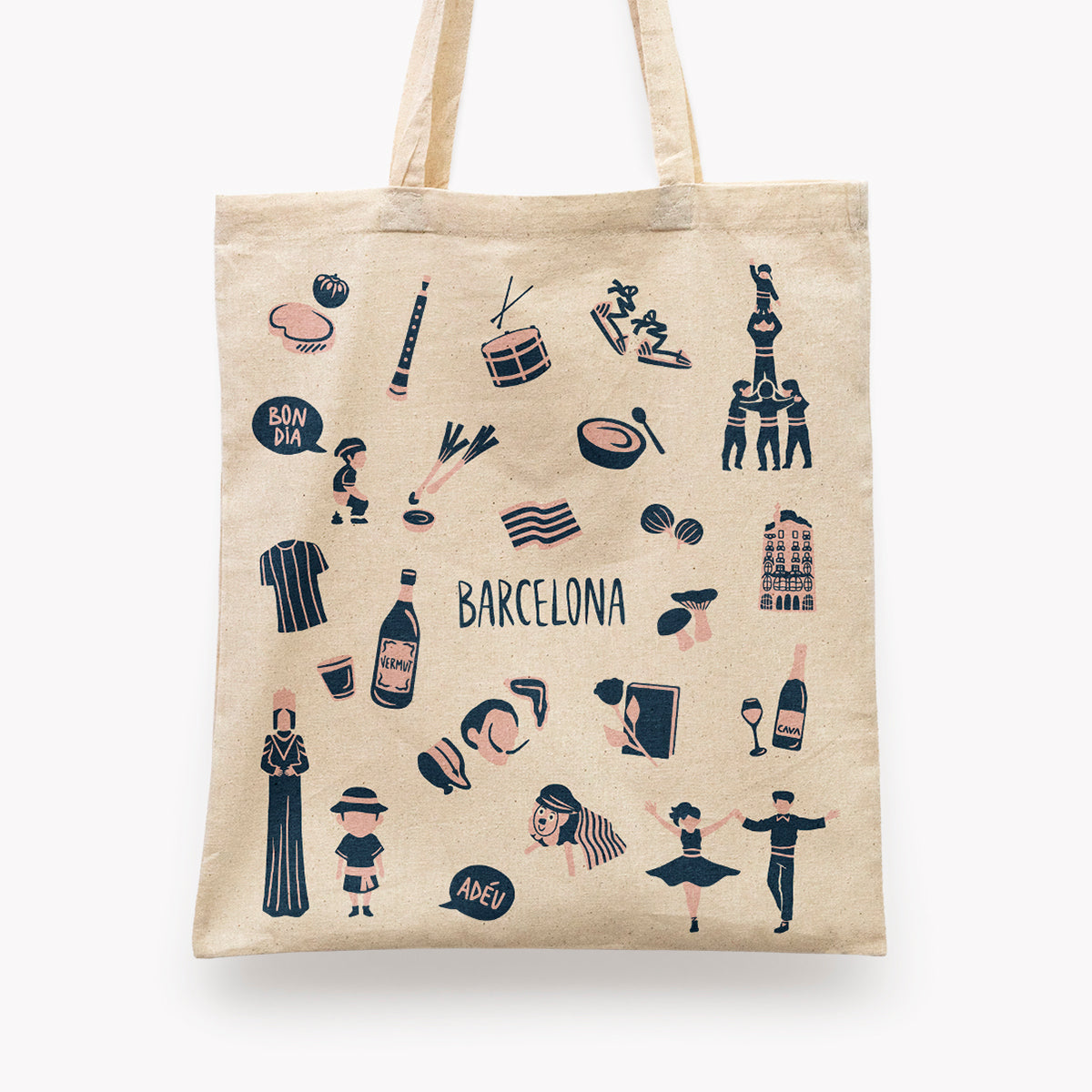Barcelona Monumentos Tote Bag