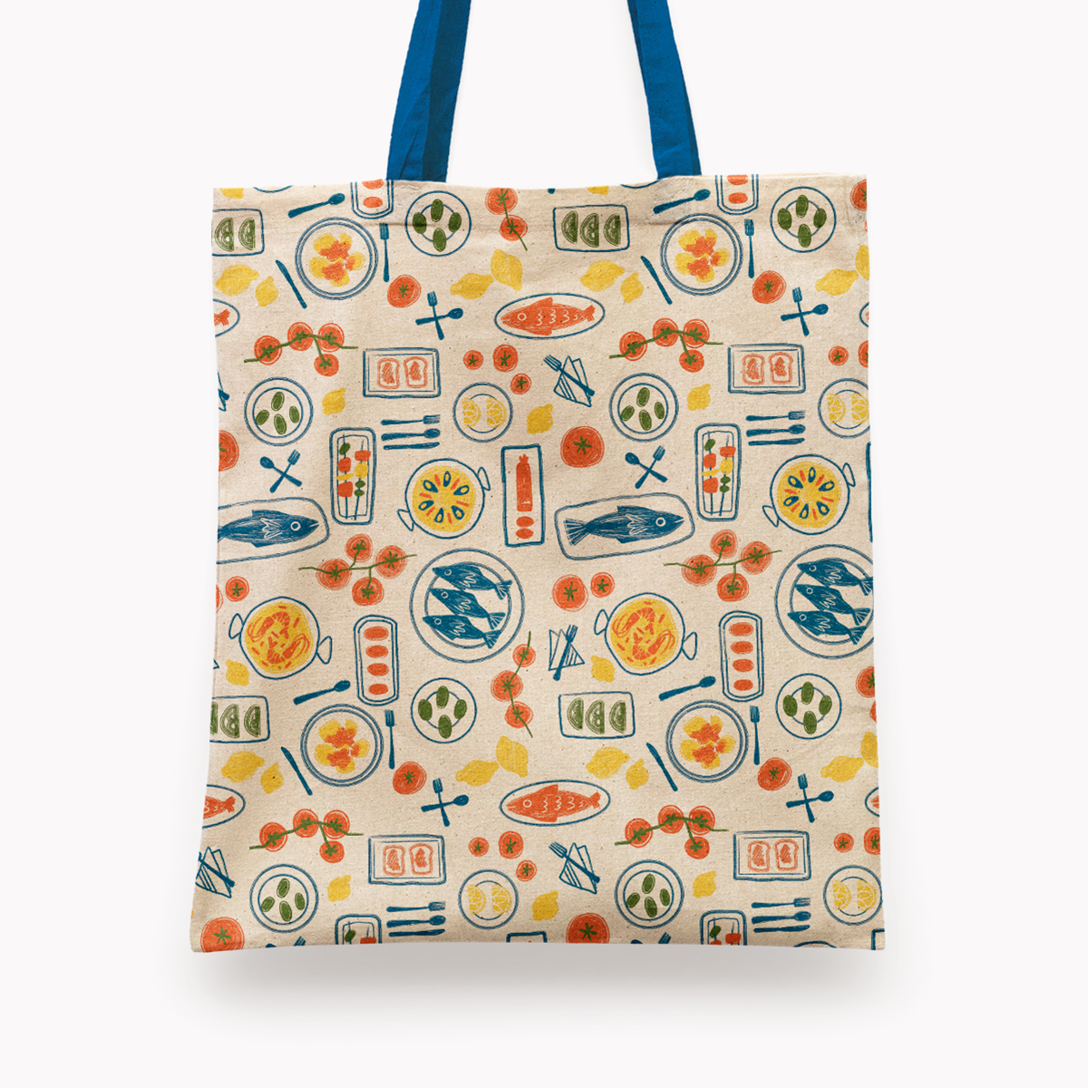 Tapas Sketch Tote Bag