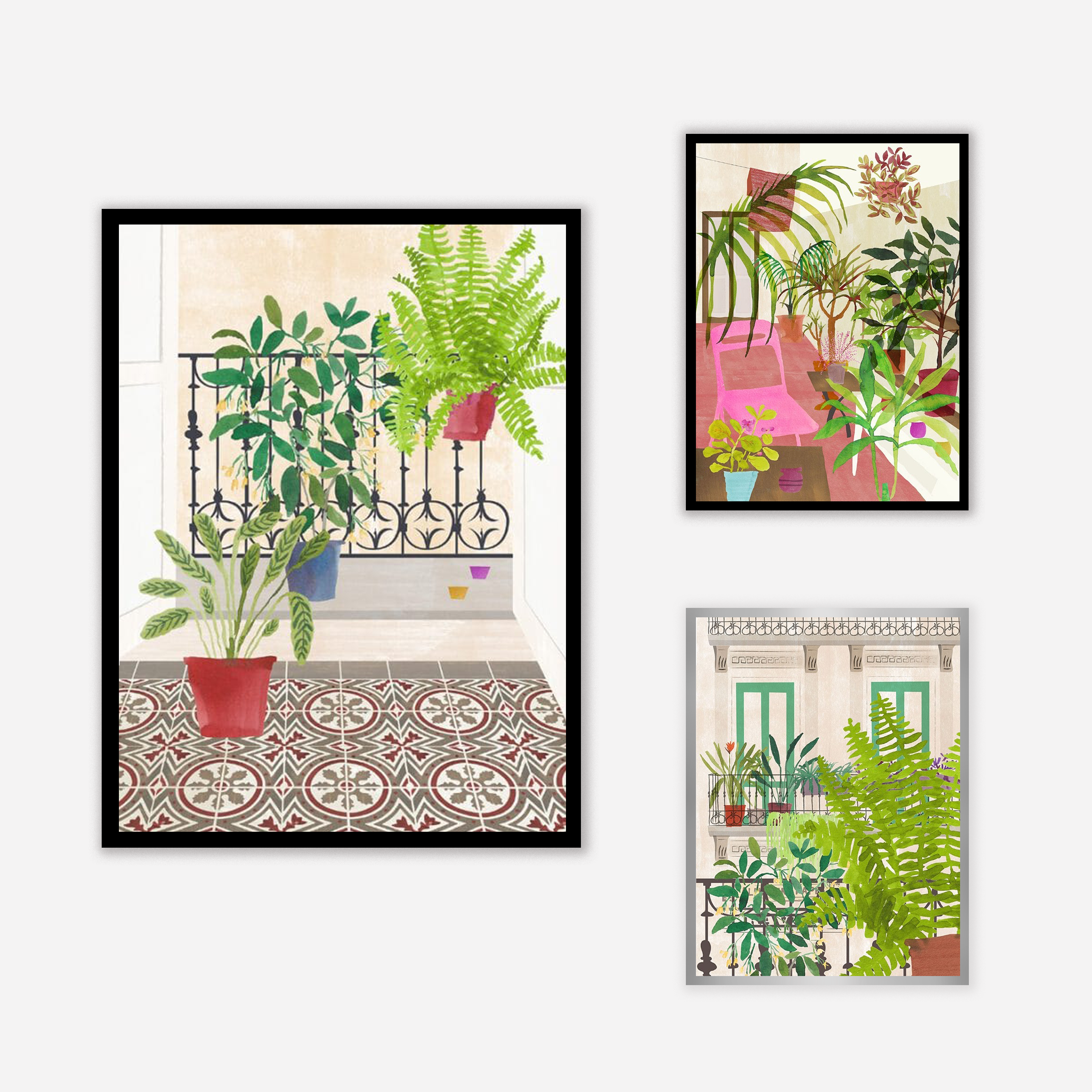 Habitación Lámina Art Print