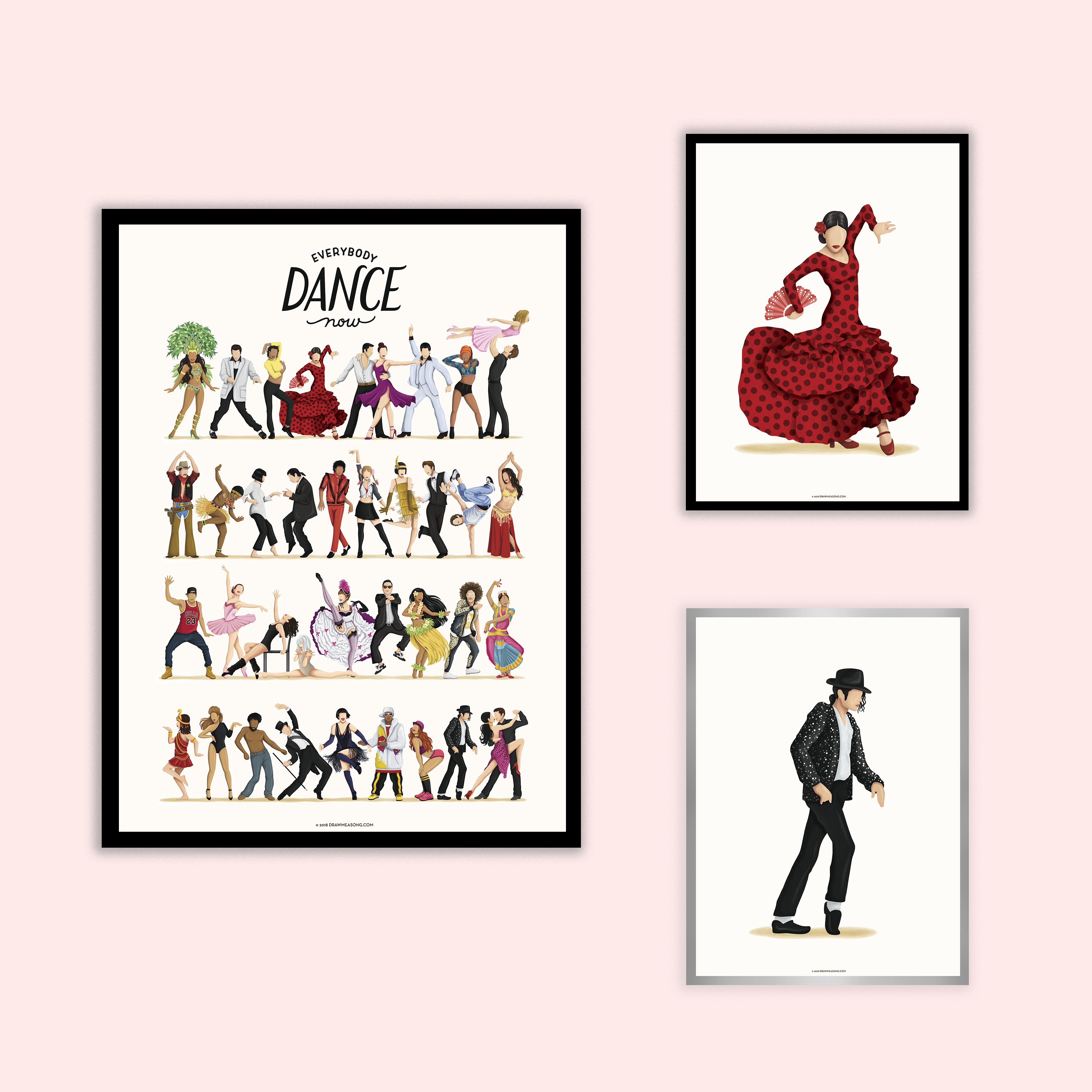 Moonwalk Dance Art Print