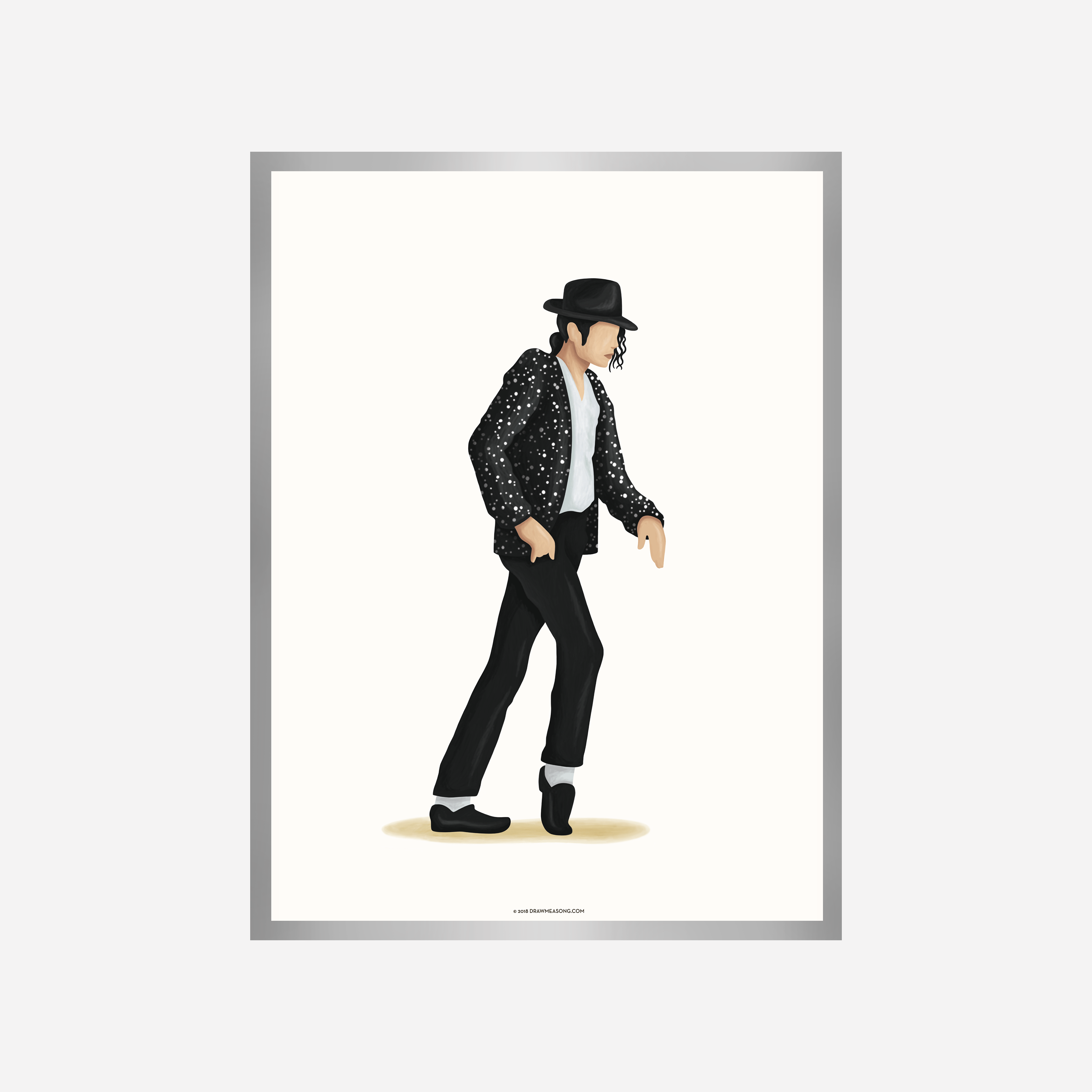 Moonwalk Dance Art Print