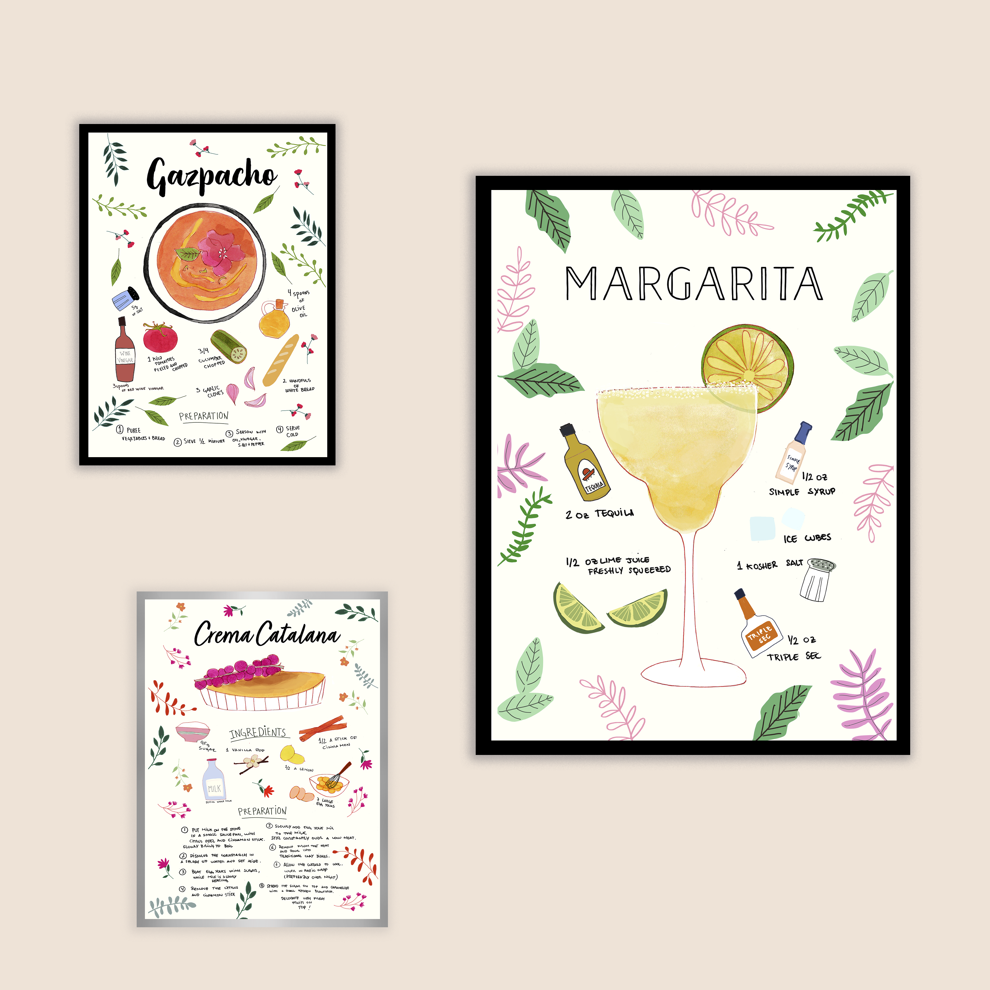 Gazpacho Recipe Art Print