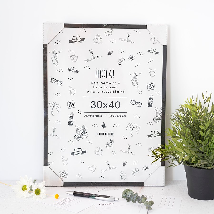 30x40cm Frame Black - DesignPlace