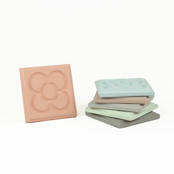 Mint Panot Cement Coaster