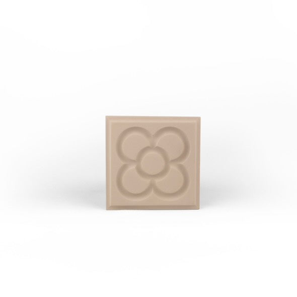 Pink Panot Cement Coaster