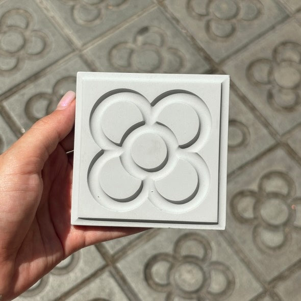 Light Grey Panot Cement Coaster